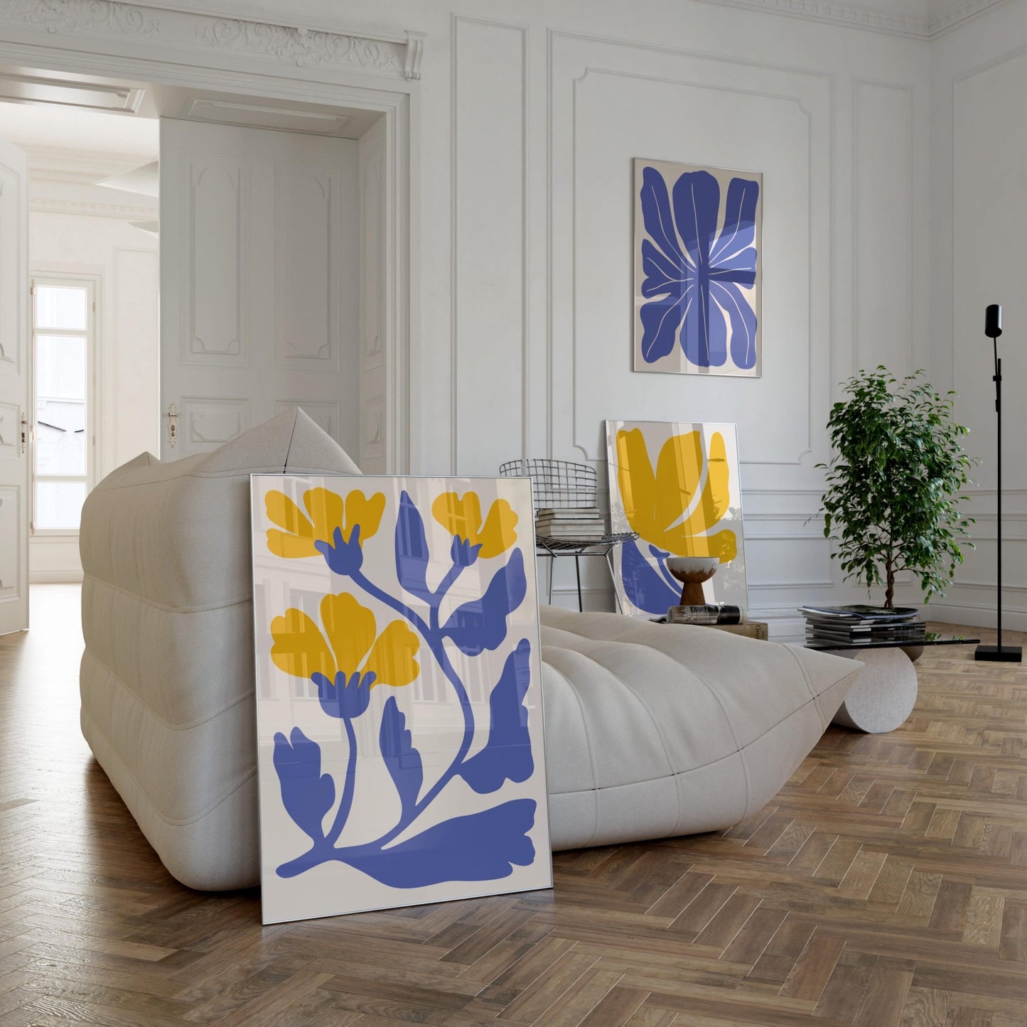 Abstract Art - Matisse - Style Abstract Botanical Art | Art Prints | Pathos Studio