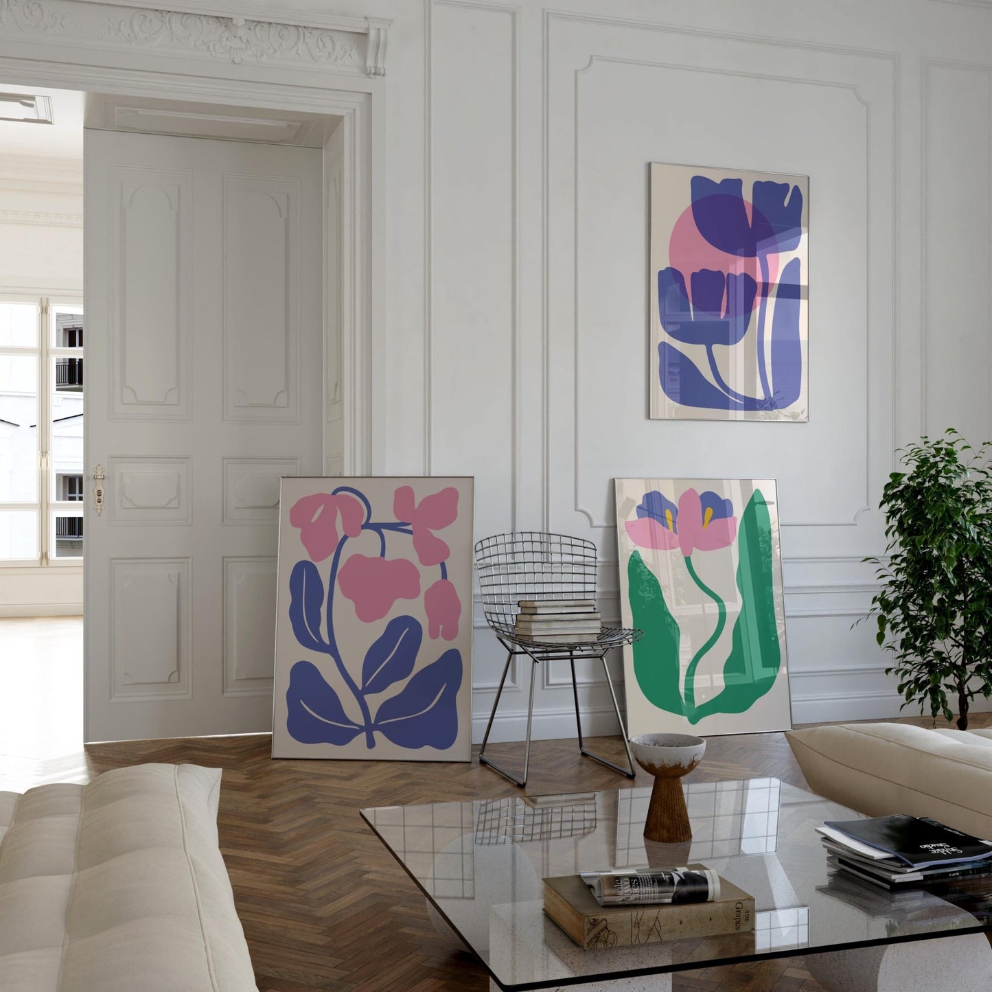 Abstract Art - Matisse - Style Abstract Botanical Art | Art Prints | Pathos Studio