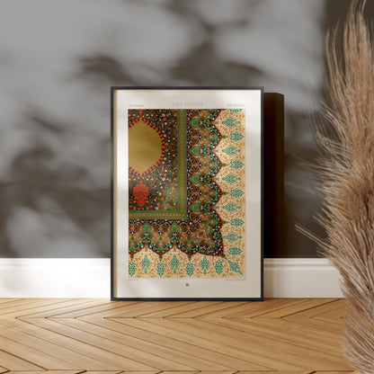 ALBERT RACINET - Indo Persian Pattern from 'L'ornement Polychrome' - Pathos Studio - Art Prints