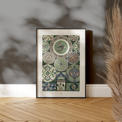 ALBERT RACINET - Persian Pattern from 'L'ornement Polychrome' - Pathos Studio - Art Prints