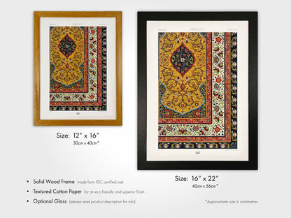 ALBERT RACINET - Persian Pattern from 'L'ornement Polychrome' - Pathos Studio - Art Prints