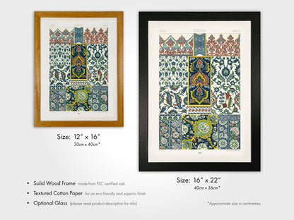 ALBERT RACINET - Persian Pattern from 'L'ornement Polychrome' - Pathos Studio - Art Prints