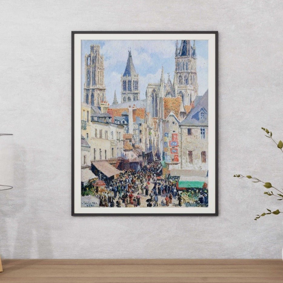 CAMILLE PISSARRO - Grocery Street (Giclée Art Print) - Pathos Studio - Marketplace Listings