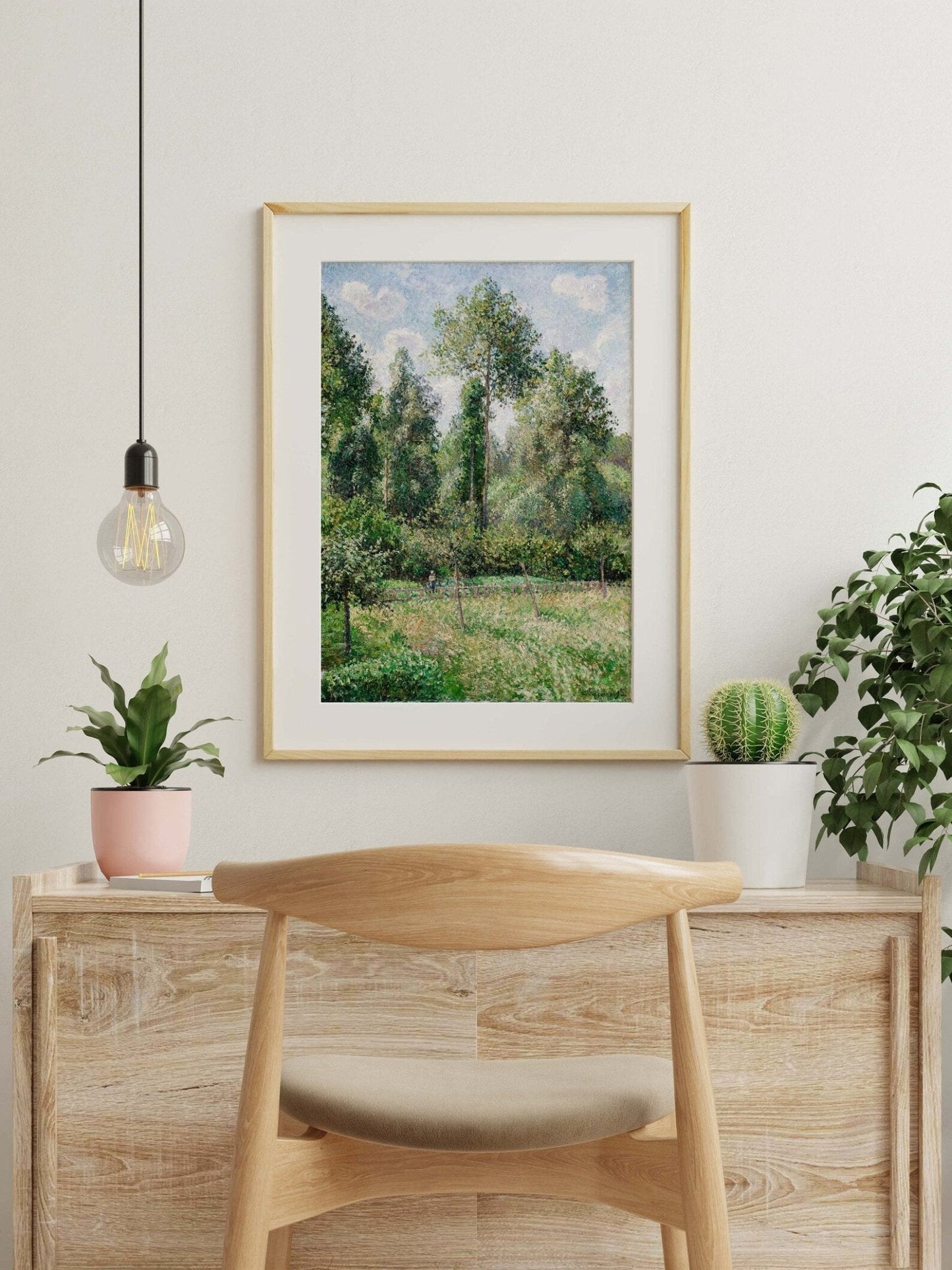 CAMILLE PISSARRO - Poplars, Eragny (Giclée Art Print) - Pathos Studio - Marketplace Listings