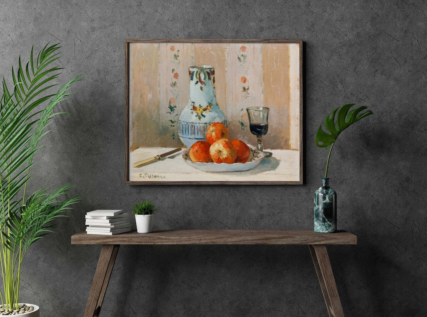 CAMILLE PISSARRO - Still Life with Apples and Pitcher (Giclée Art Print) - Pathos Studio - Marketplace Listings