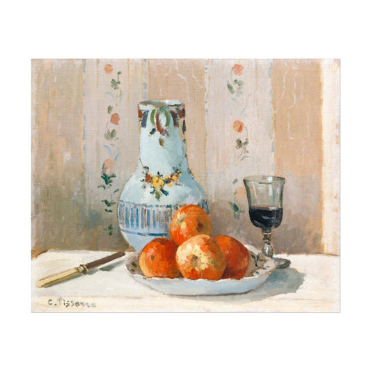 CAMILLE PISSARRO - Still Life with Apples and Pitcher (Giclée Art Print) - Pathos Studio - Marketplace Listings