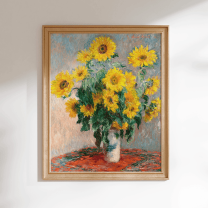 CLAUDE MONET - Bouquet Of Sunflowers - Pathos Studio - Art Prints