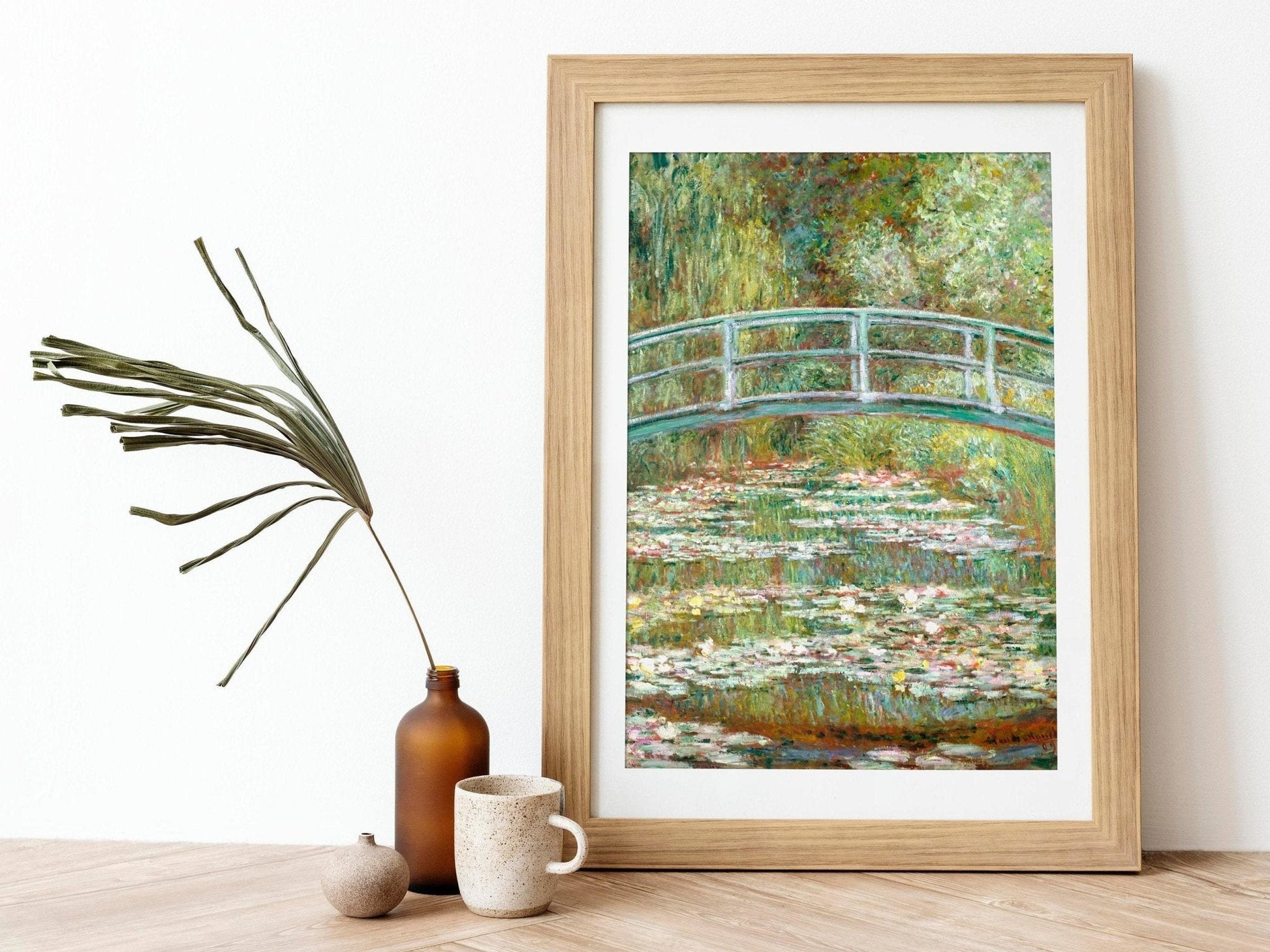 CLAUDE MONET - Bridge Over A Pond of Water Lilies (Giclée Art Print) - Pathos Studio - Marketplace Listings