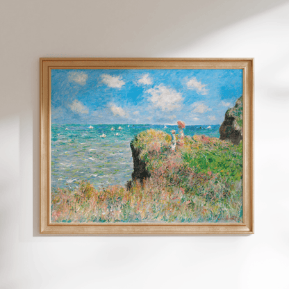 CLAUDE MONET - Cliff Walk at Pourville - Pathos Studio - Art Prints