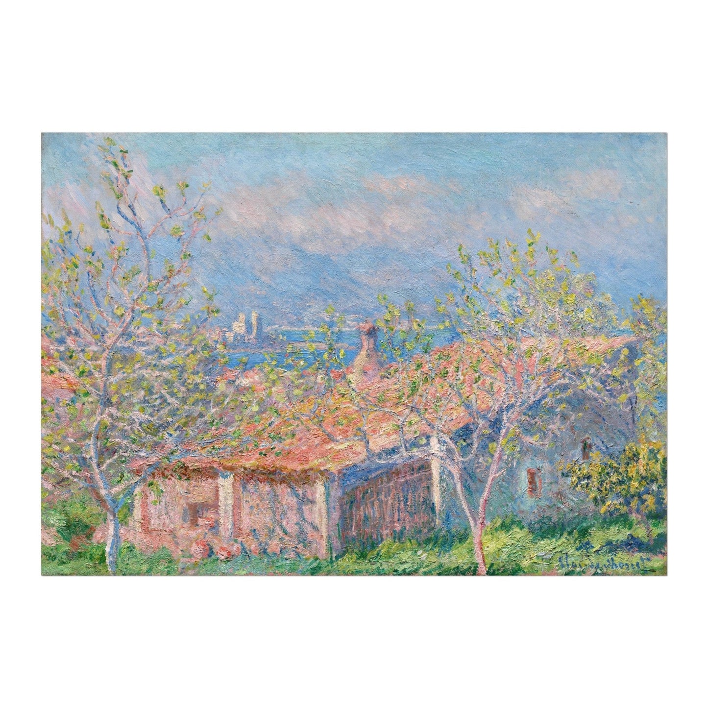 CLAUDE MONET - Gardener's House at Antibes