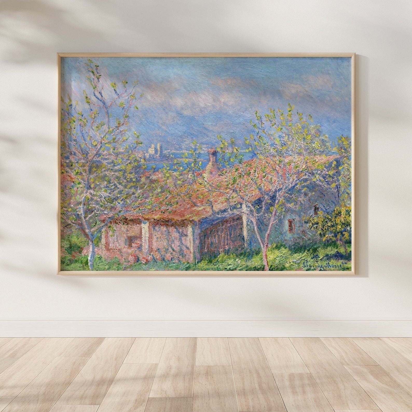 CLAUDE MONET - Gardener's House at Antibes - Pathos Studio - Art Prints