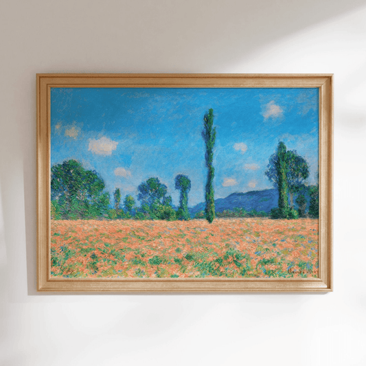 Claude Monet - Poppy Field, Giverny | Art Prints | Pathos Studio