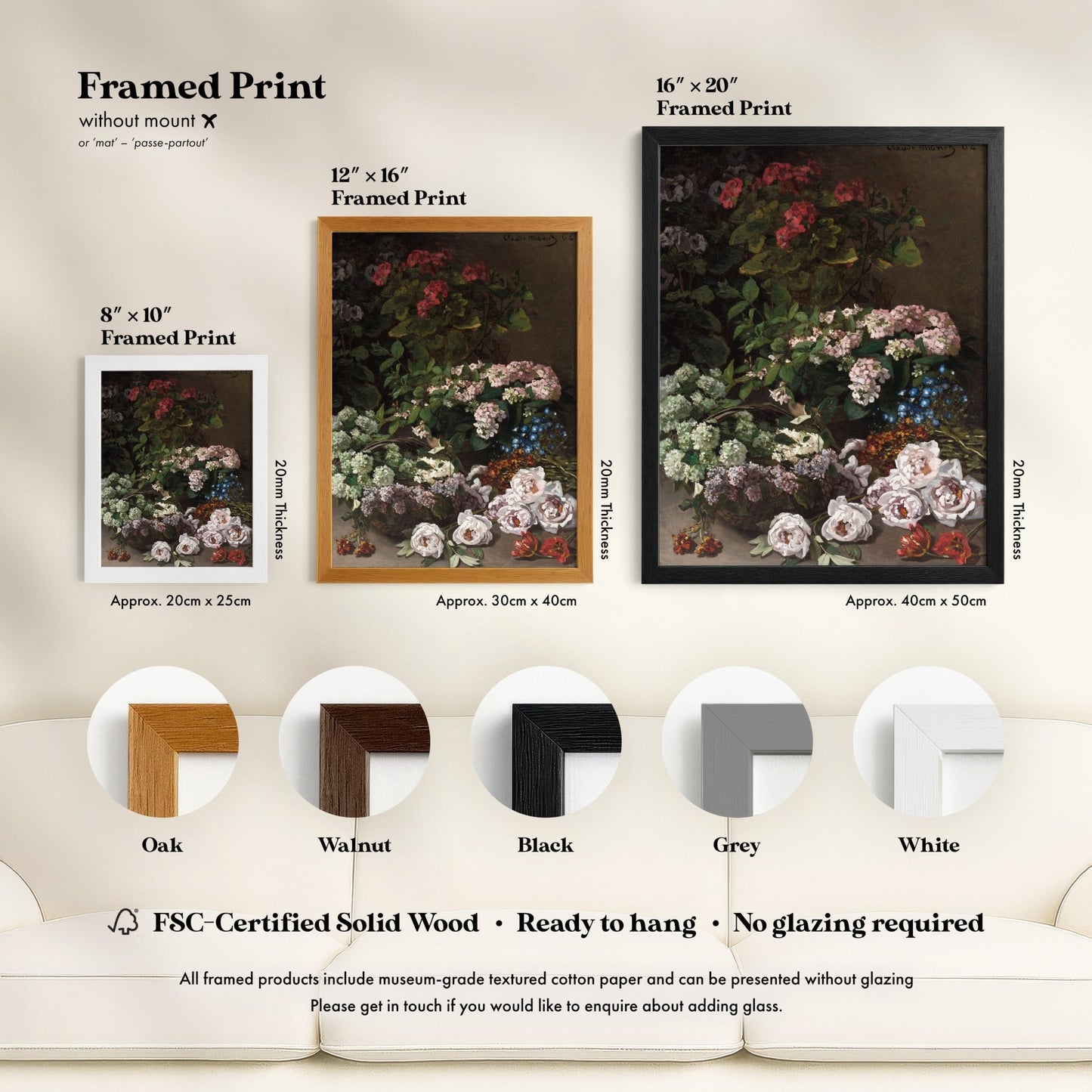 Claude Monet - Spring Flowers | Art Prints | Pathos Studio