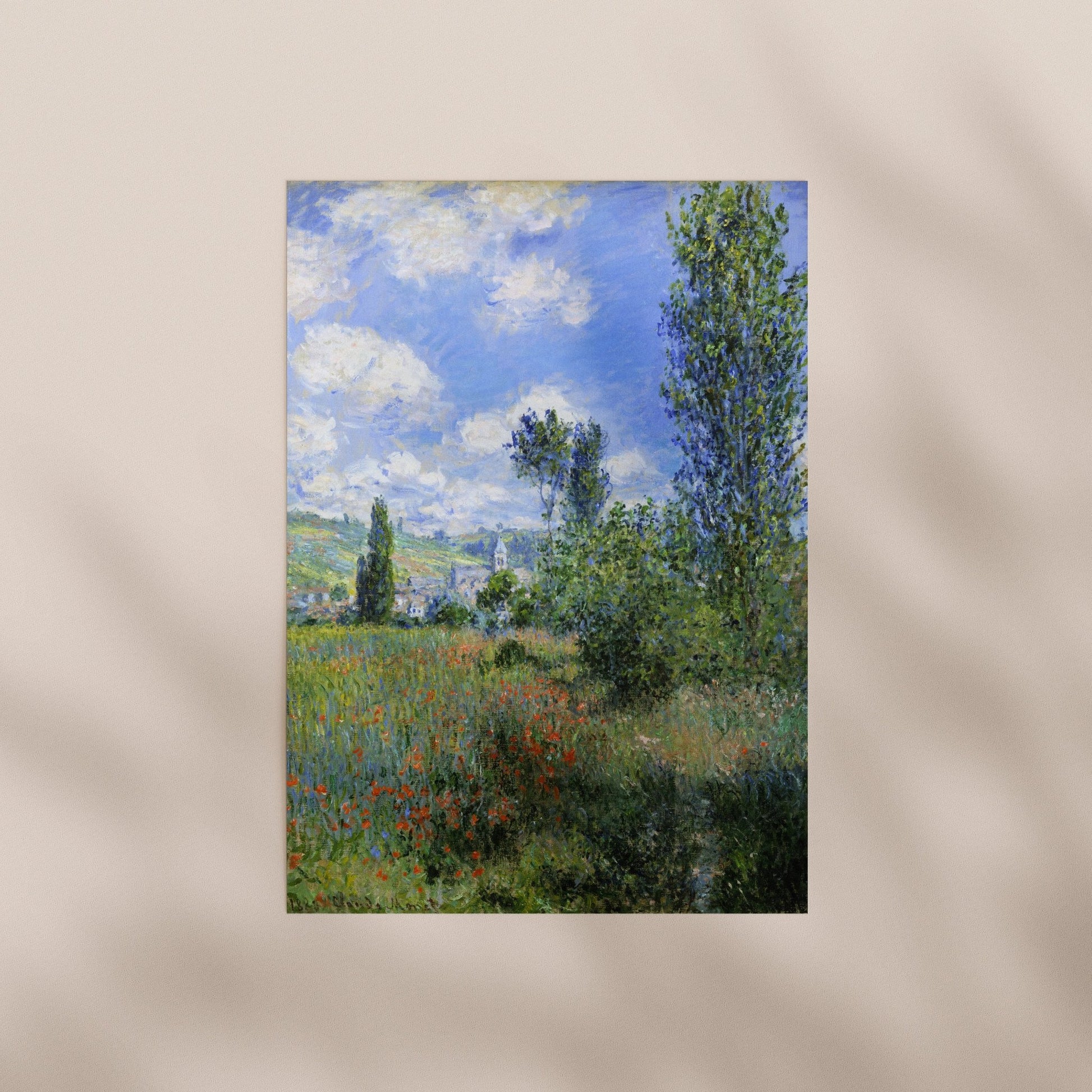 Claude Monet - View of Vétheuil | Art Prints | Pathos Studio