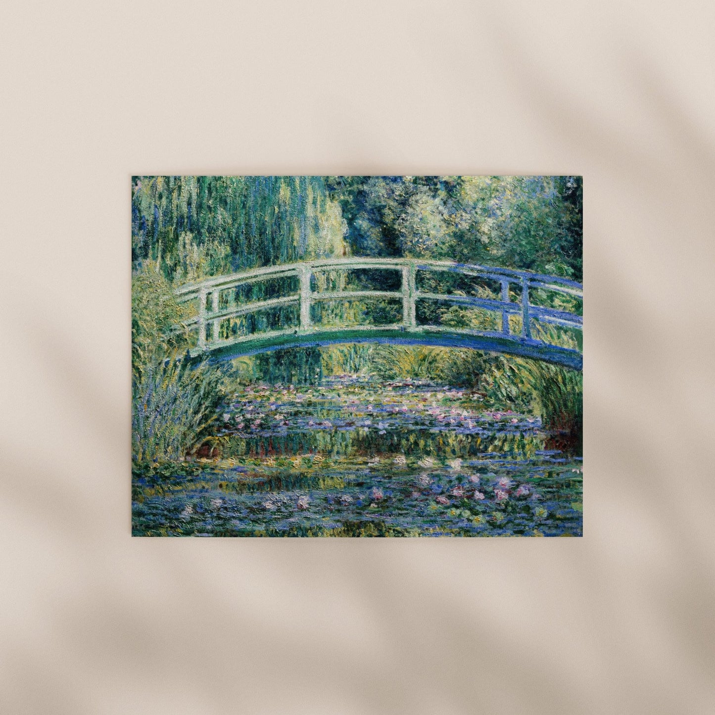 Claude Monet - Water Lilies And Japanese Bridge | Art Prints | Pathos Studio