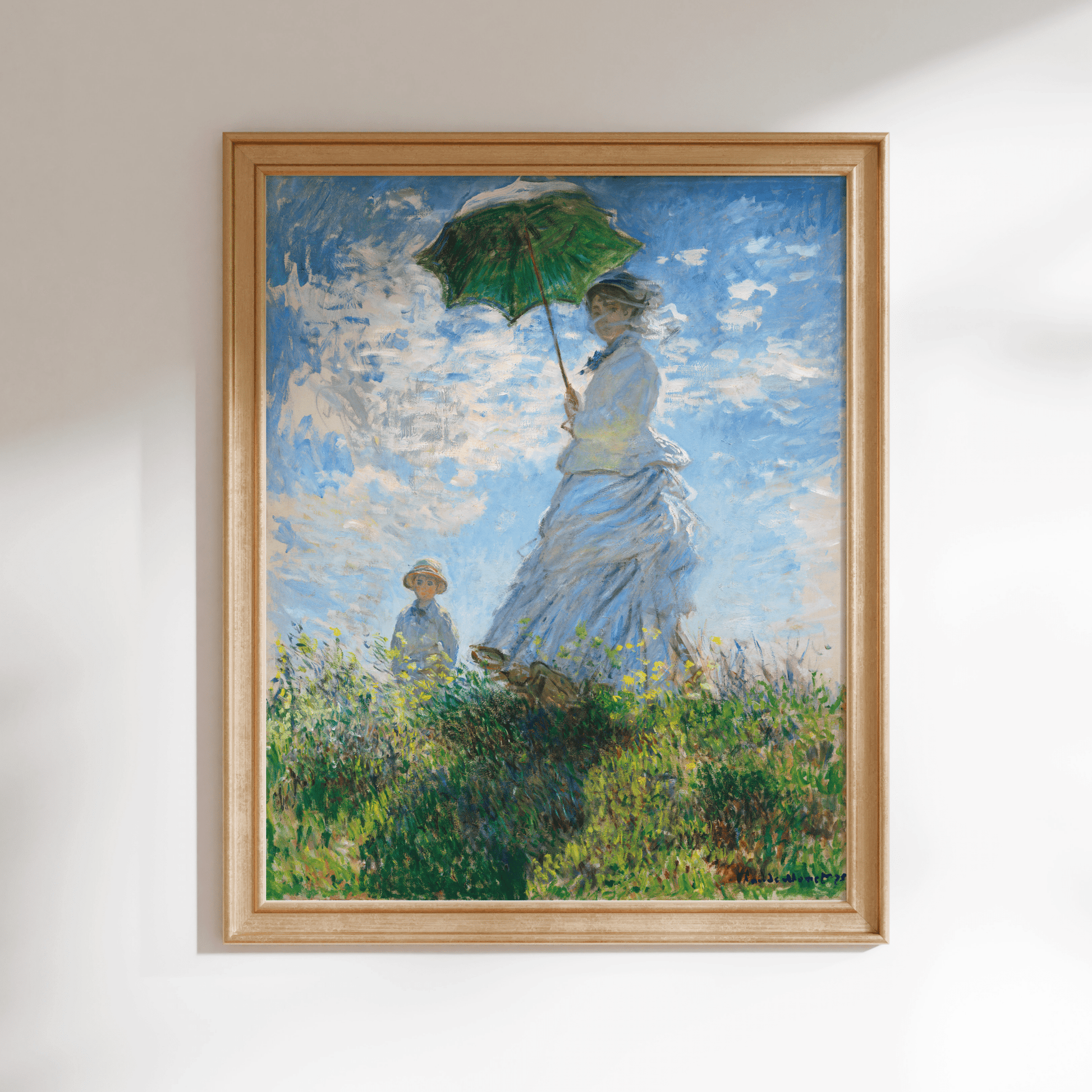 CLAUDE MONET - Woman With Parasol - Madame Monet & Her Son - Pathos Studio - Art Prints