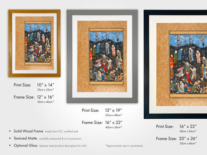 Dancing Dervishes (Traditional Persian Miniature Art) - Pathos Studio - Art Prints