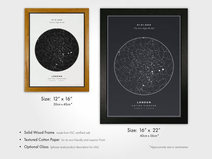 Personalised Star Map