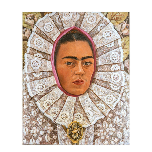 FRIDA KAHLO - Self - Portrait With Headdress (Giclée Art Print) - Pathos Studio - Marketplace Listings