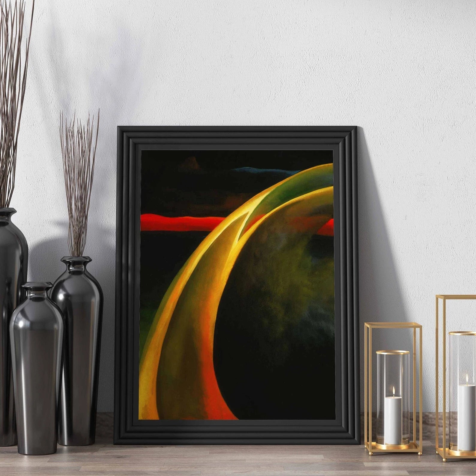 GEORGIA O'KEEFFE - Red and Orange Streak - Pathos Studio - Art Prints