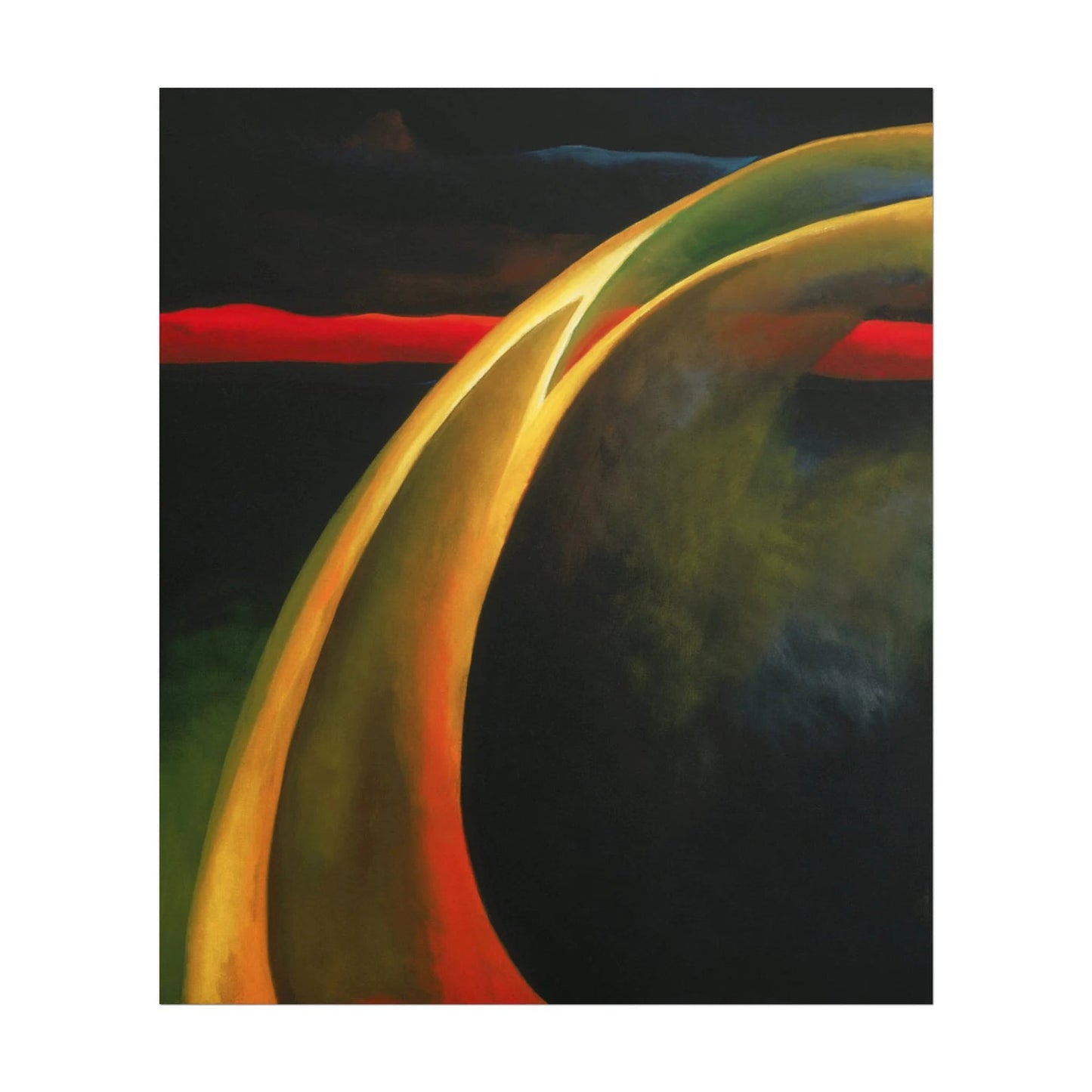 GEORGIA O'KEEFFE - Red and Orange Streak - Pathos Studio - Art Prints