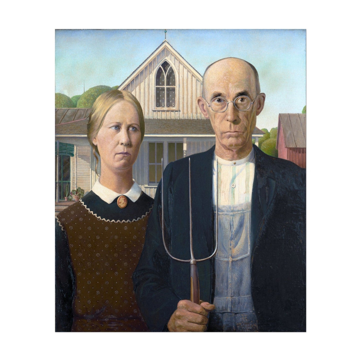 GRANT WOOD - American Gothic - Pathos Studio - Art Prints