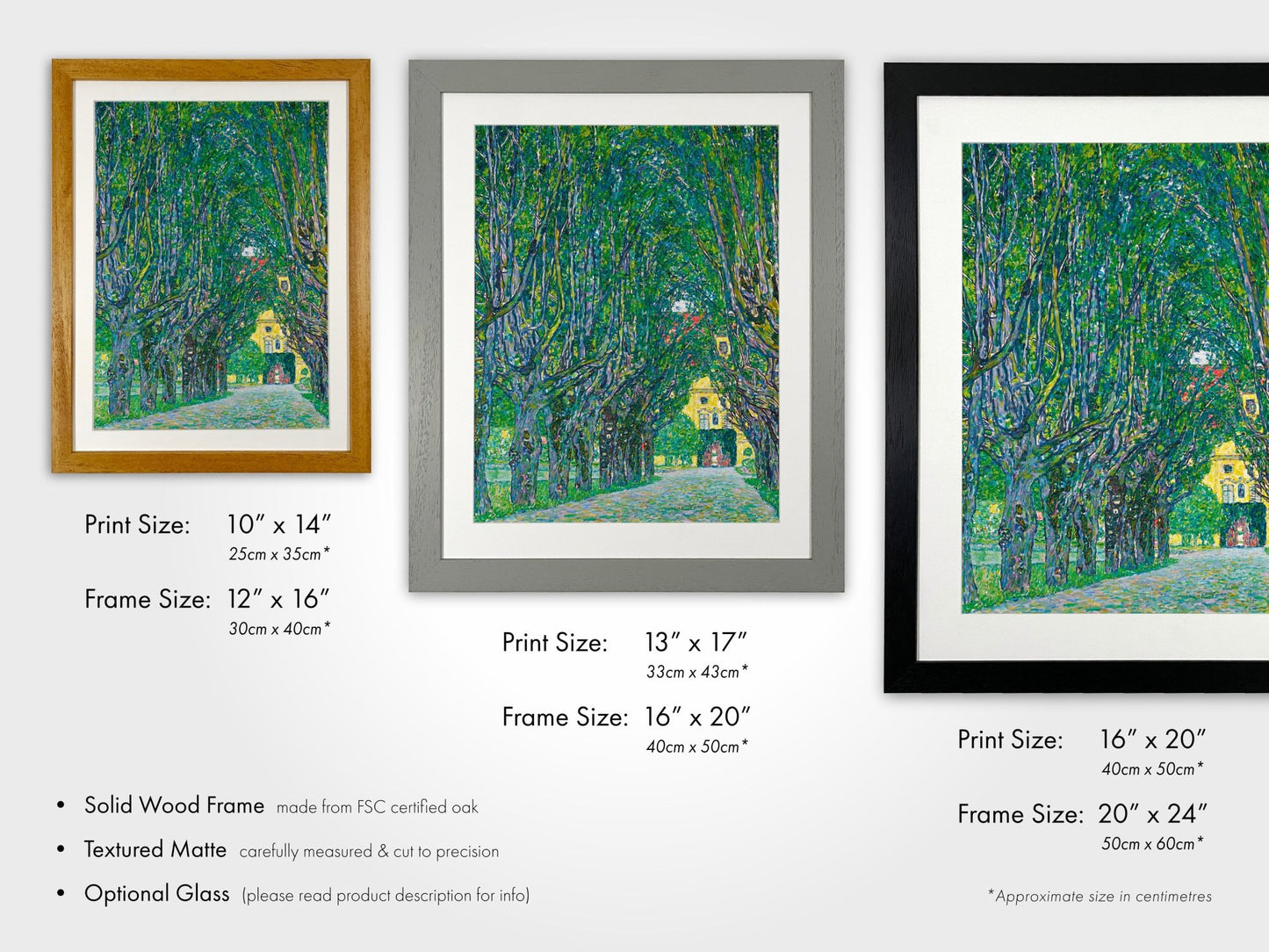 GUSTAV KLIMT - Allee at Schloss Kammer - Pathos Studio - Art Prints