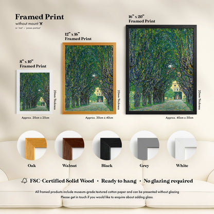 Gustav Klimt - Avenue to Schloss Kammer | Art Prints | Pathos Studio