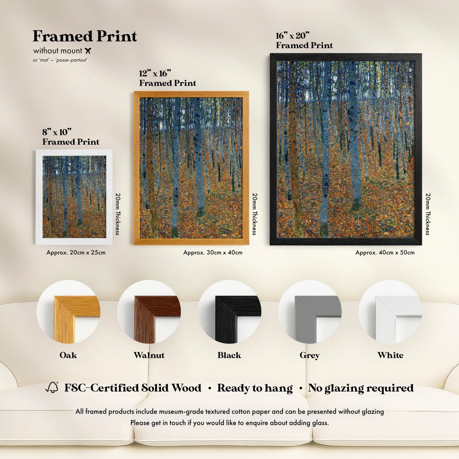 Gustav Klimt - Beech Grove I | Art Prints | Pathos Studio