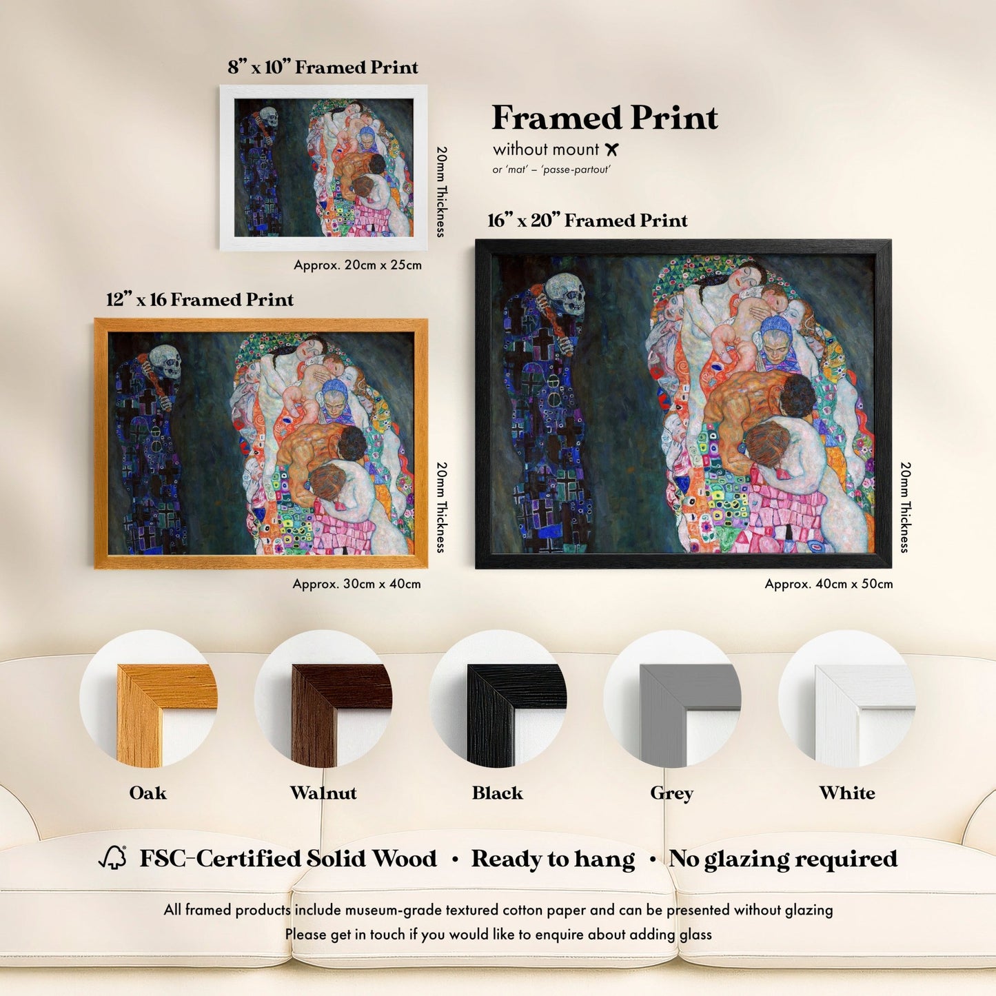Gustav Klimt - Death and Life | Art Prints | Pathos Studio