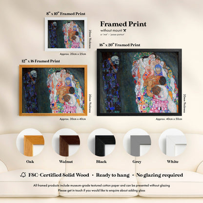Gustav Klimt - Death and Life | Art Prints | Pathos Studio