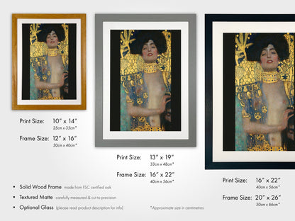 GUSTAV KLIMT - Judith and the Head of Holofernes - Pathos Studio - Art Prints