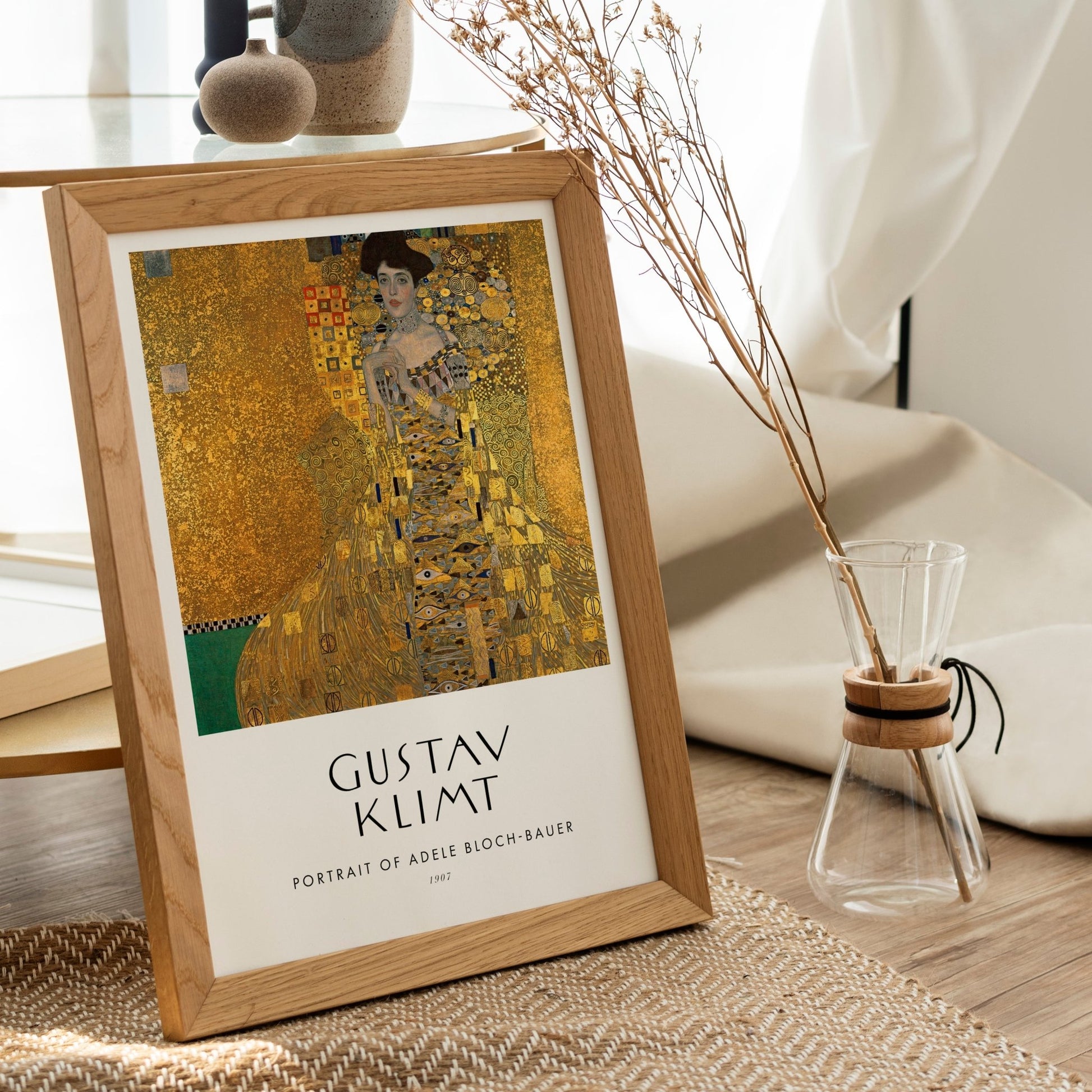 GUSTAV KLIMT - Portrait Of Adele Bloch - Bauer (Poster Style) - Pathos Studio - Art Prints