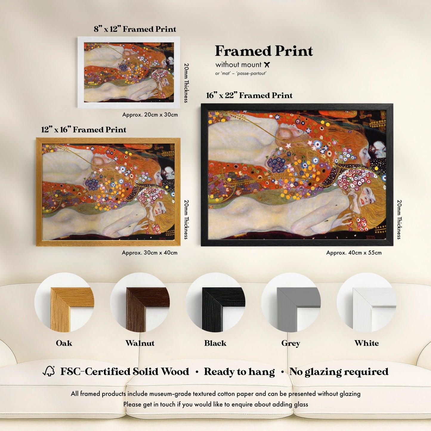 Gustav Klimt - Water Serpents II | Art Prints | Pathos Studio