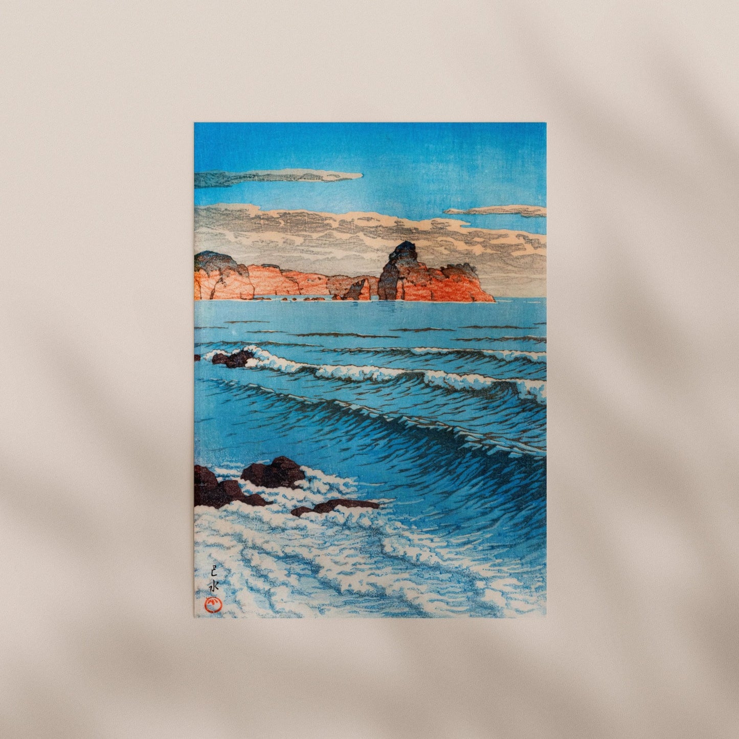 Hasui Kawase - Morning Sea, Shiribeshi | Art Prints | Pathos Studio