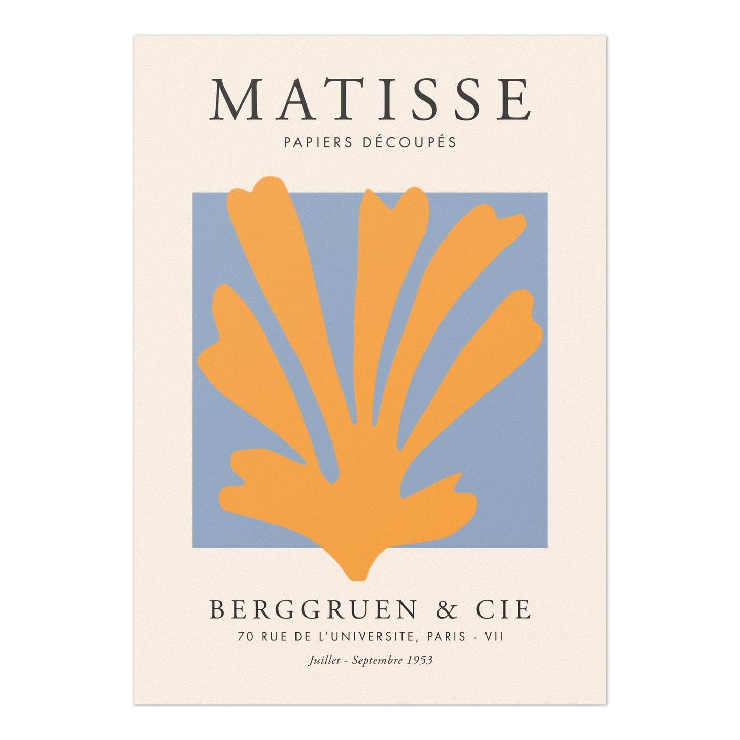 HENRI MATISSE - Papier Découpés 1 (Exhibition Poster) (Giclée art print) - Pathos Studio - Marketplace Listings