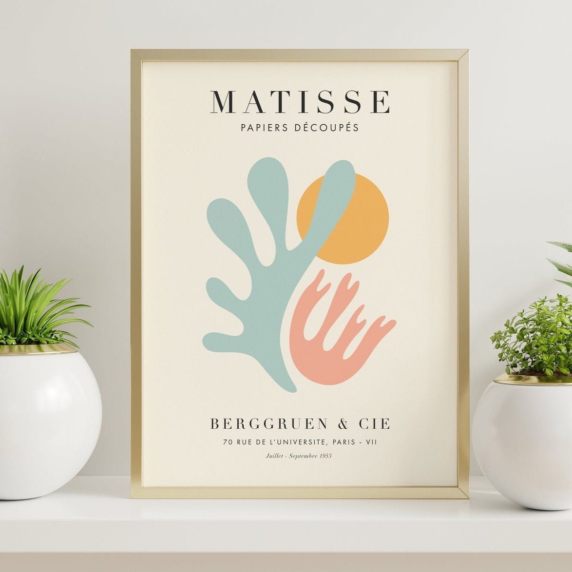 HENRI MATISSE - Papier Découpés 5 (Exhibition Poster) (Giclée art print) - Pathos Studio - Marketplace Listings