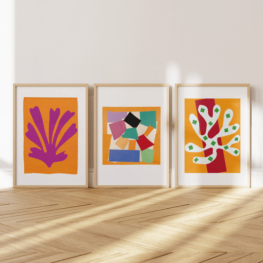 Henri Matisse - Set Of 3 Nature Cut - Outs | Art Print Sets | Pathos Studio