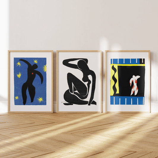 Henri Matisse - Set Of 3 Portrait Cut - Outs | Art Print Sets | Pathos Studio