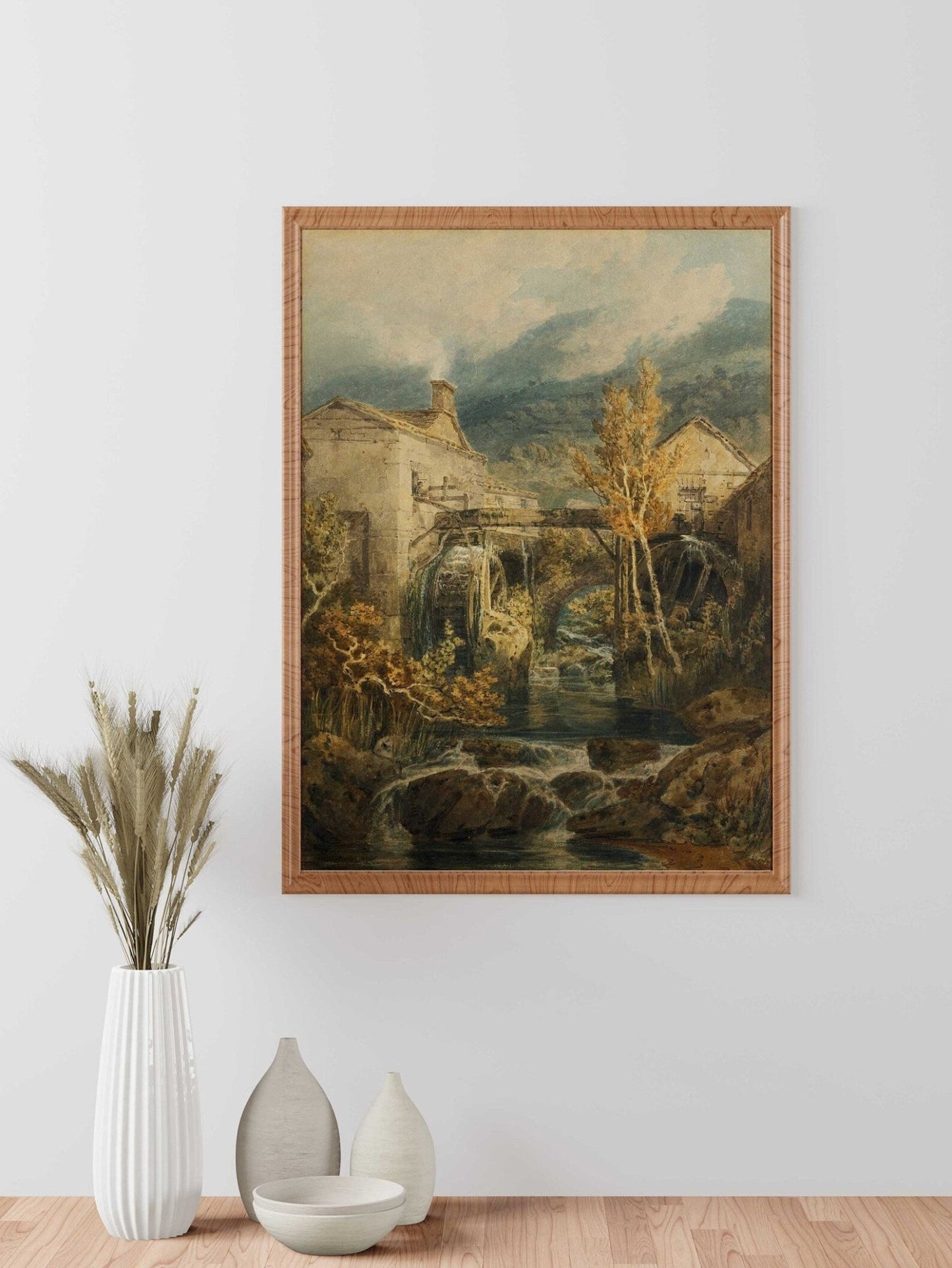 J. M. W. TURNER - The Old Mill, Ambleside - Pathos Studio - Art Prints