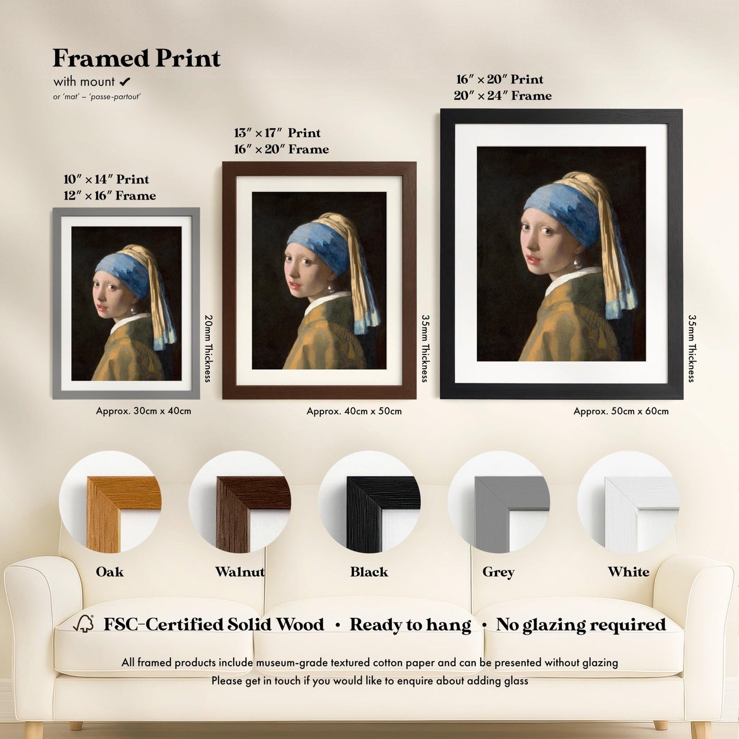 Johannes Vermeer - Girl with a Pearl Earring | Art Prints | Pathos Studio