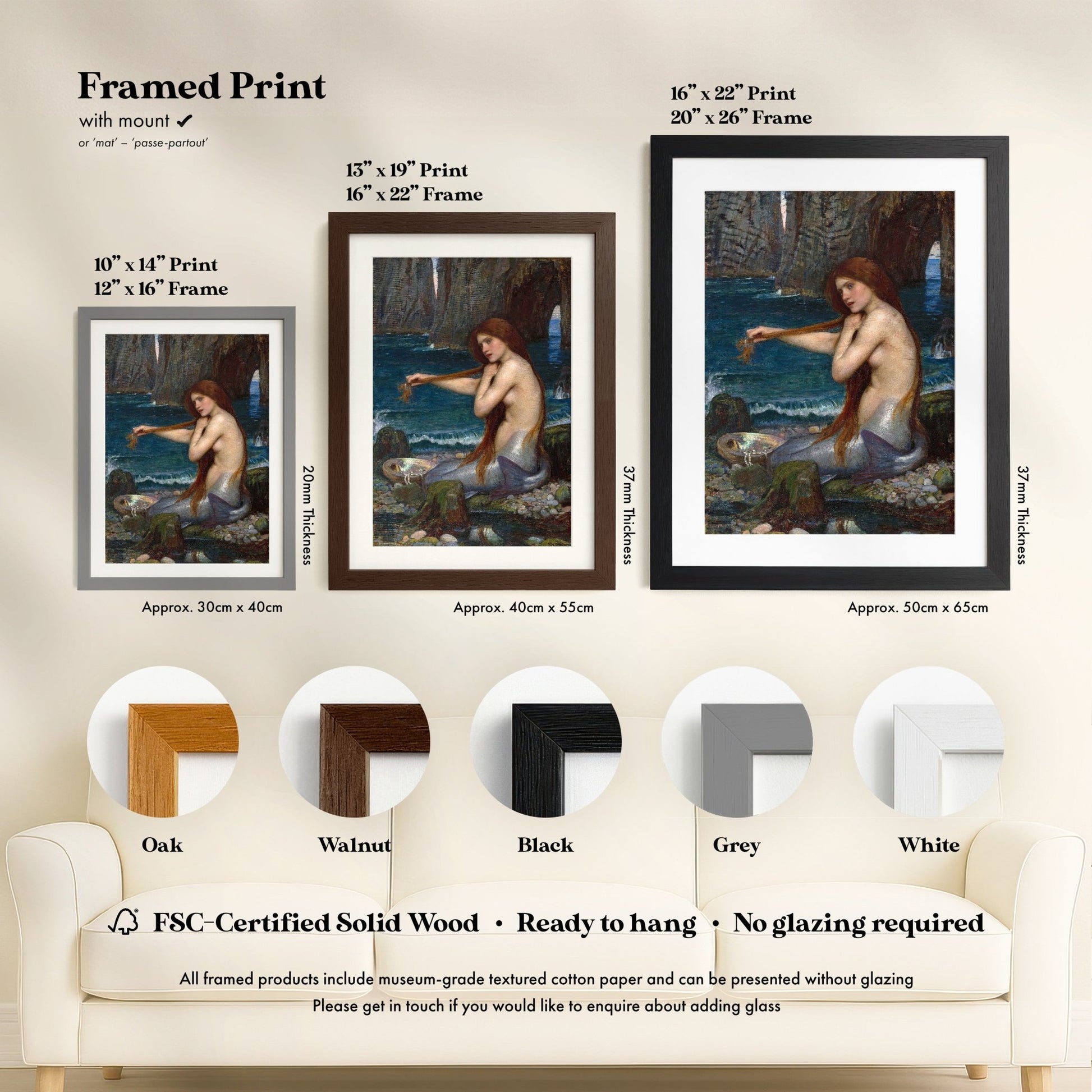 John William Waterhouse - Mermaid | Art Prints | Pathos Studio