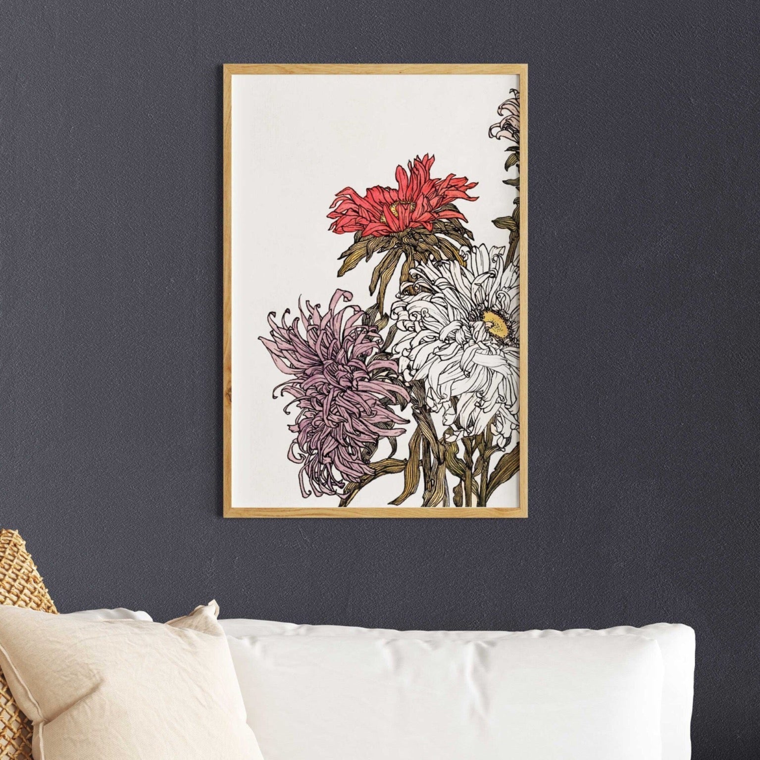 JULIE DE GRAAG - Chrysanthemums (Giclée Art Print) - Pathos Studio - Marketplace Listings