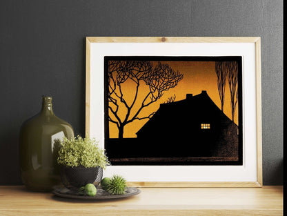 JULIE DE GRAAG - Winter Evening (Giclée Art Print) - Pathos Studio - Marketplace Listings