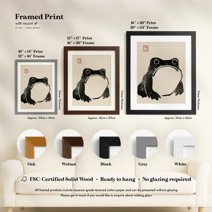 Matsumoto Hoji - Japanese Frog 1 | Art Prints | Pathos Studio