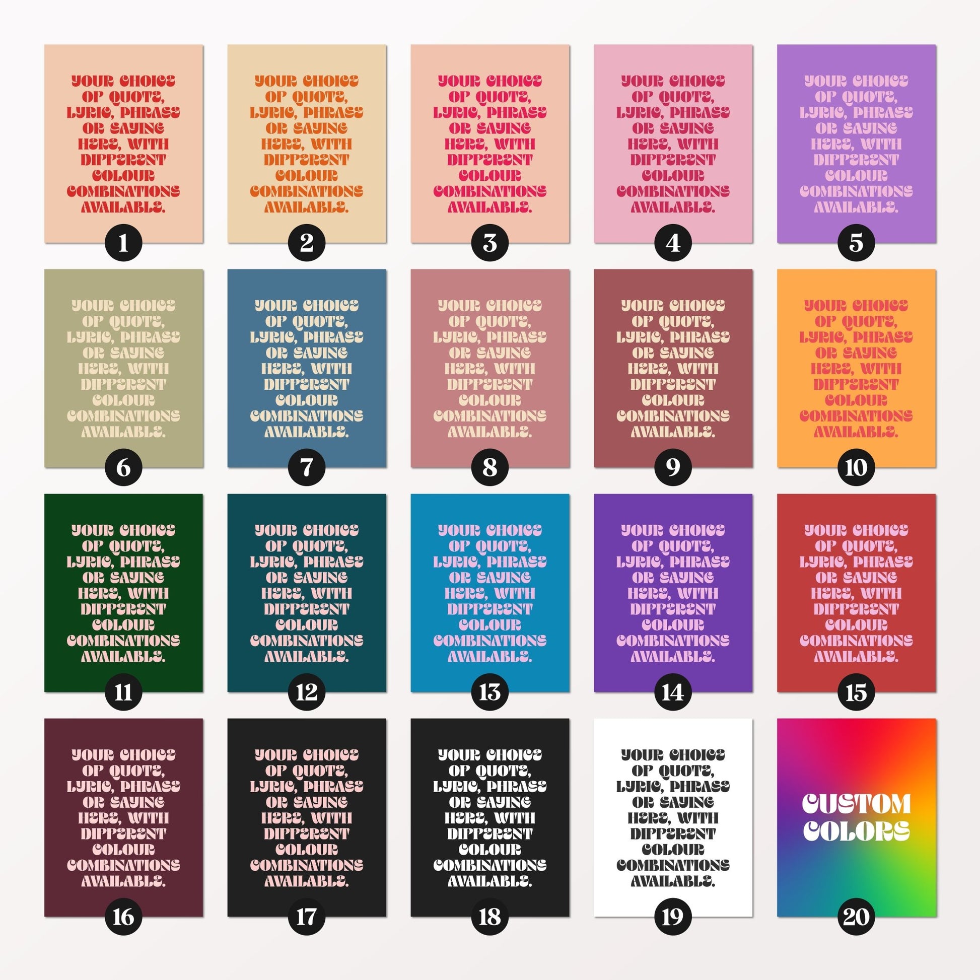 Pathos Studio - Custom Quote Print | Art Prints | Pathos Studio