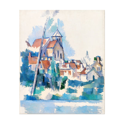 PAUL CÉZANNE - Church at Montigny - sur - Loing (Giclée Art Print) - Pathos Studio - Marketplace Listings