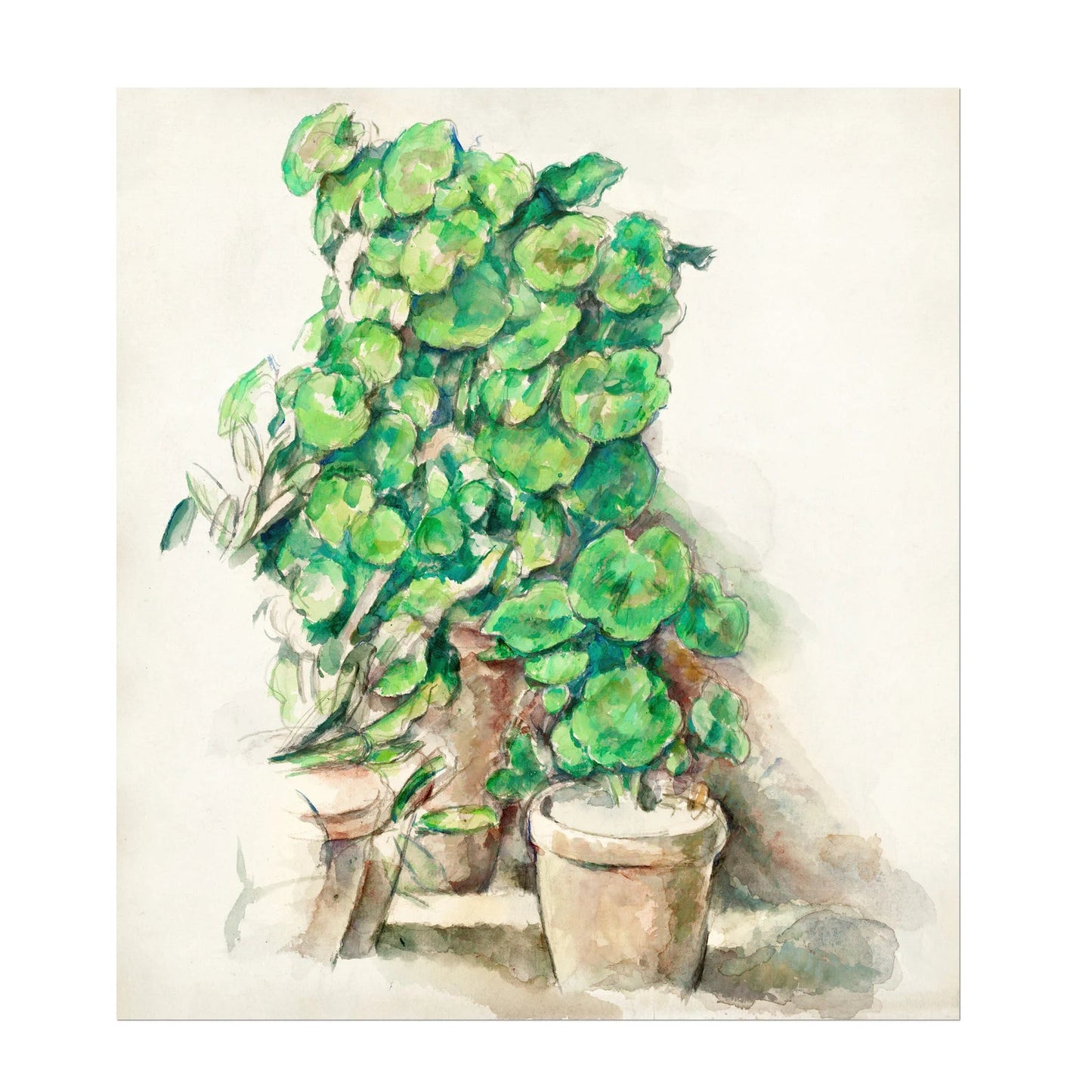 PAUL CÉZANNE - Geraniums - Pathos Studio - Art Prints