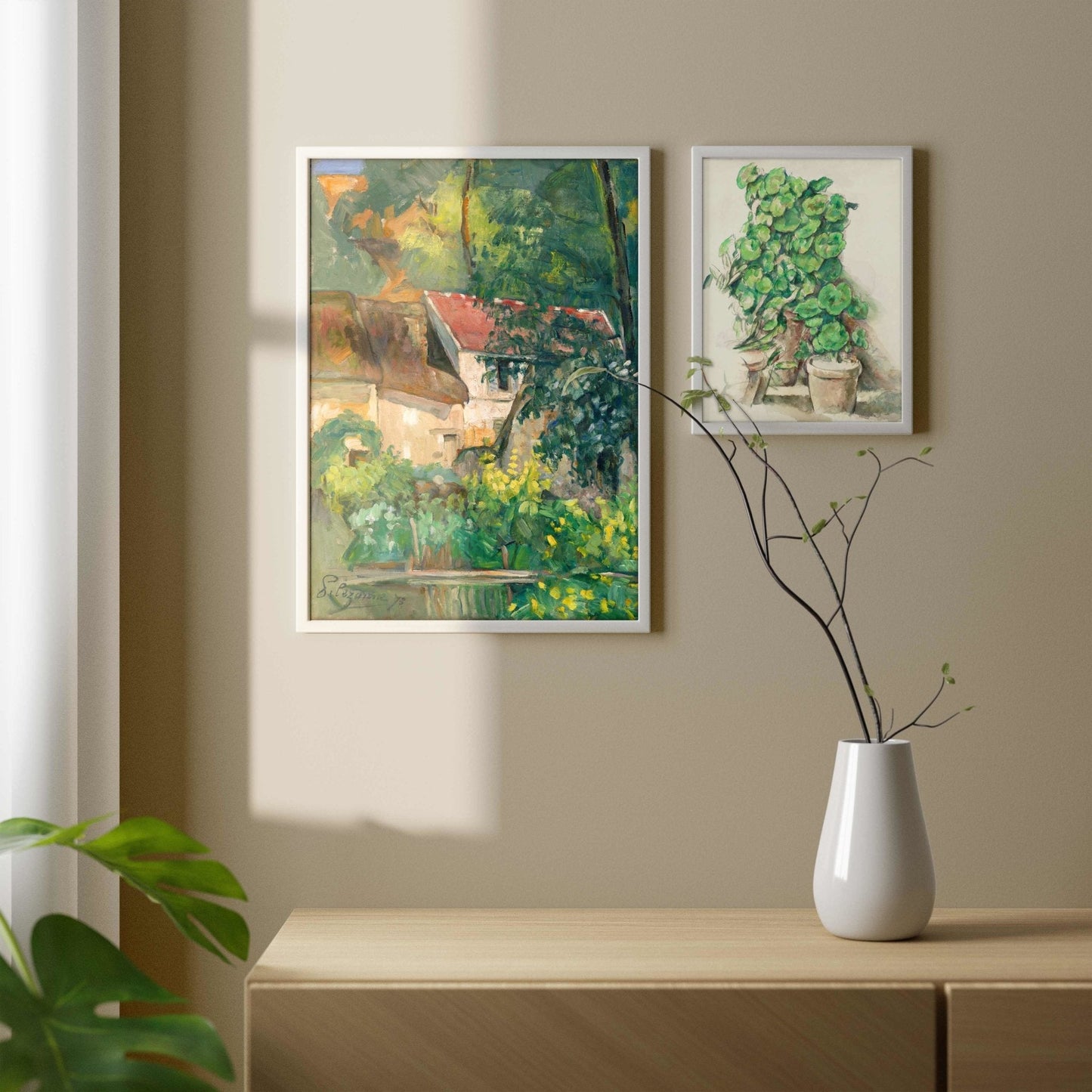 PAUL CÉZANNE - Geraniums (Giclée Art Print) - Pathos Studio - Marketplace Listings