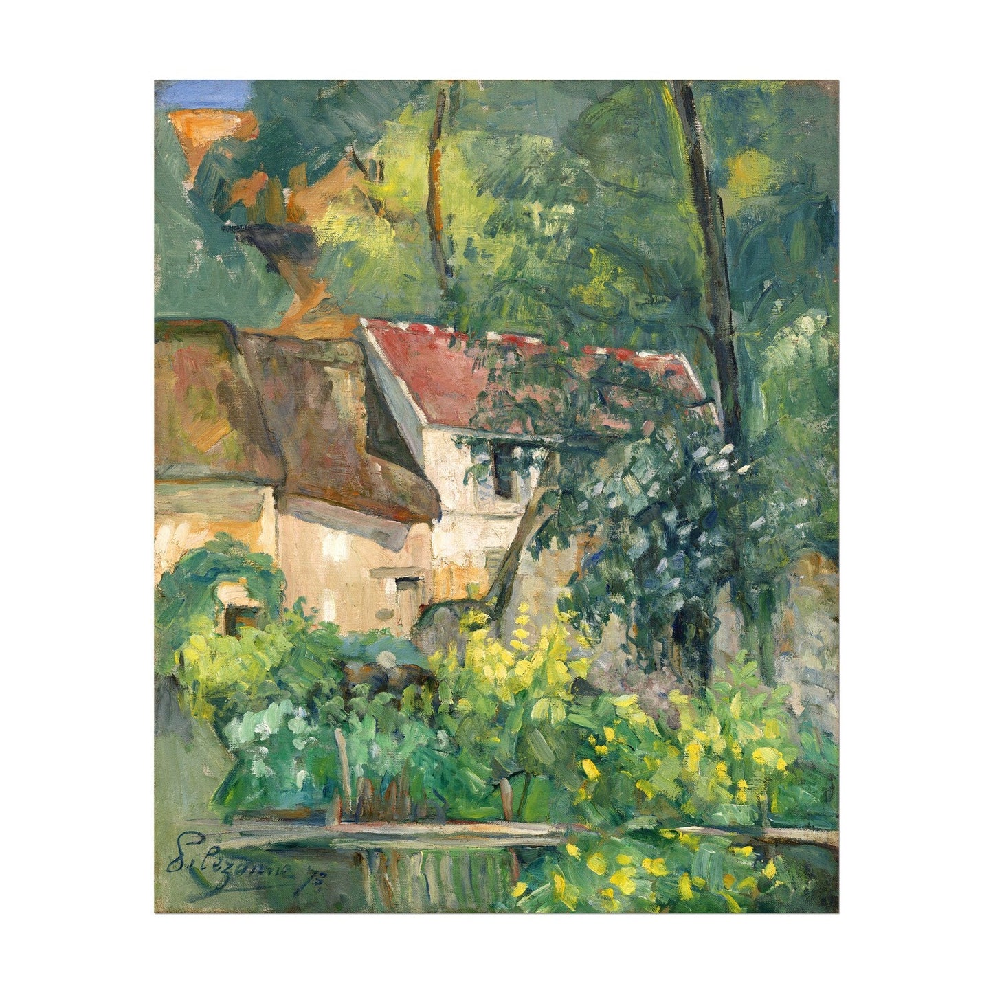 PAUL CÉZANNE - House of Père Lacroix - Pathos Studio - Art Prints